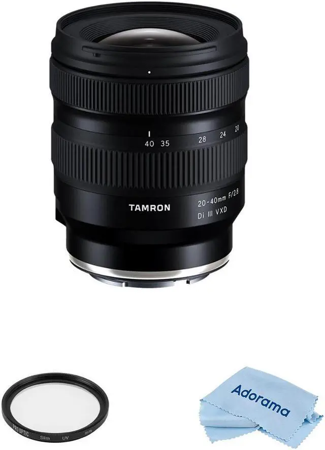 Main image of Tamron 20-40mm f/2.8 Di III VXD Lens for Sony E Bundle with 67mm UV Filter, Microfiber Cleaning Cloth