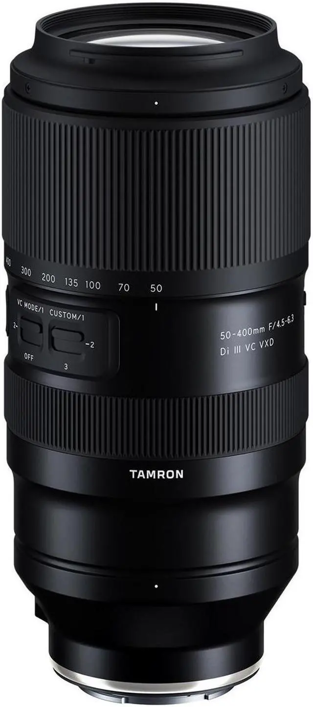 Alt view image 2 of 6 - Tamron 50-400mm f/4.5-6.3 Di III VC VXD Lens for Sony E Bundle with 67mm UV Filter, Cleaning Kit