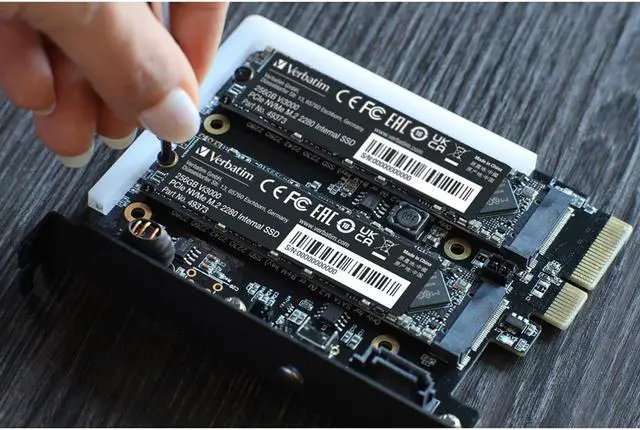 Alt view image 7 of 9 - Verbatim 256GB SSD Vi3000 Internal Solid State Hard Drive PCIe NVMe M.2 2280