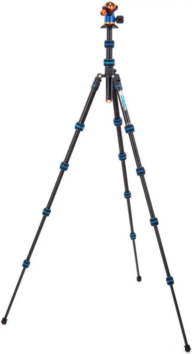 Alt view image 3 of 8 - punks corey 2.0 magnesium alloy ultra-compact travel tripod - adjustable, multi-use camera tripod with three detachable legs