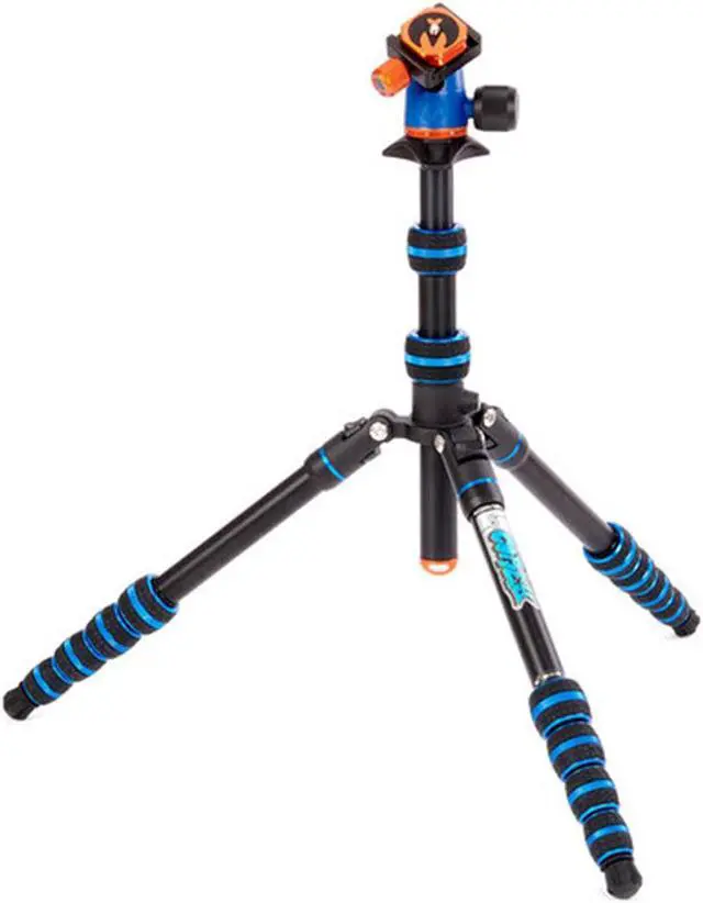Alt view image 6 of 8 - punks corey 2.0 magnesium alloy ultra-compact travel tripod - adjustable, multi-use camera tripod with three detachable legs