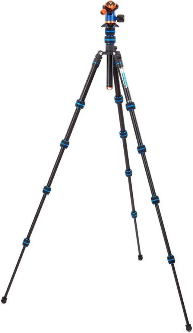 Alt view image 4 of 8 - punks corey 2.0 magnesium alloy ultra-compact travel tripod - adjustable, multi-use camera tripod with three detachable legs