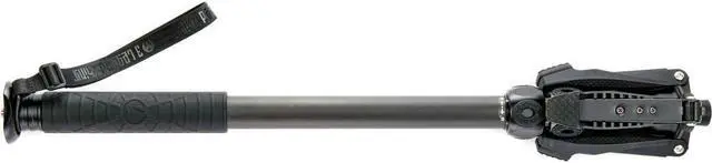 Alt view image 7 of 7 - 3 Legged Thing Legends Lance 4-Section Carbon Fiber Monopod with DocZ Foot Stabilizer Kit, Darkness