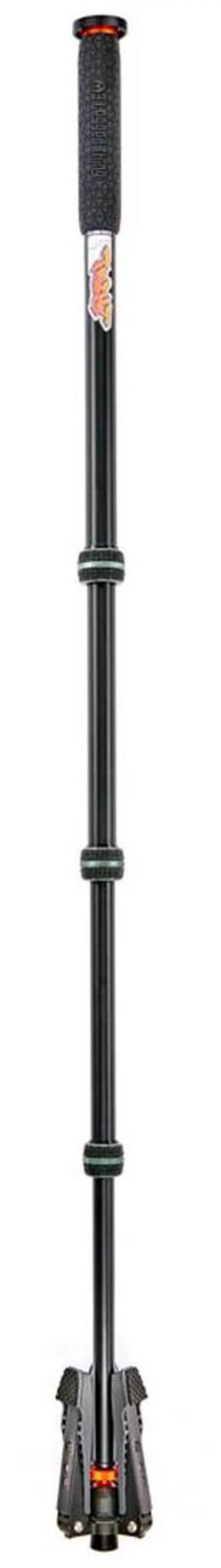Alt view image 9 of 13 - 3 legged thing punks trent 2.0 monopod with docz2 foot spreader kit - lightweight magnesium alloy camera monopod with multiple uses for heavy equipment - grey