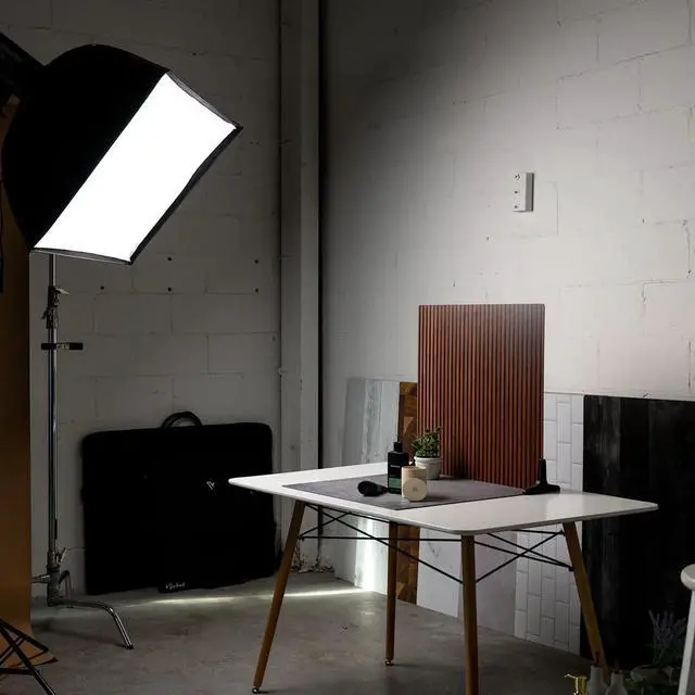 Alt view image 6 of 7 - V-FLAT WORLD Duo Board 24x24" Double Sided Surface Board, Wood Slats Light/Wood Slats Dark