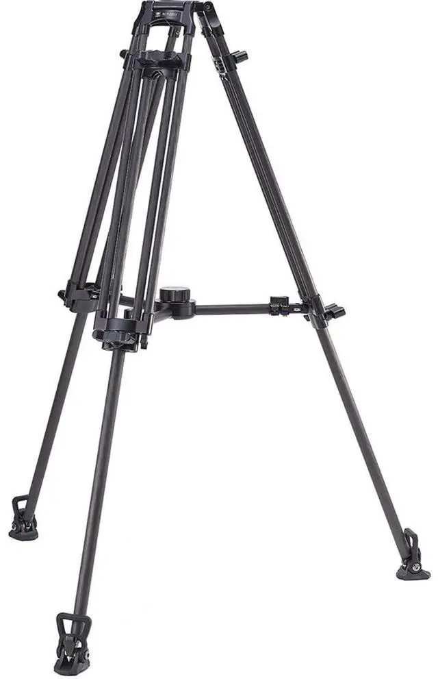 Alt view image 3 of 7 - Sirui BCT-2203 3-Section 10 Layer Carbon Fiber Video Broadcast Tripod, 22 Lbs Capacity