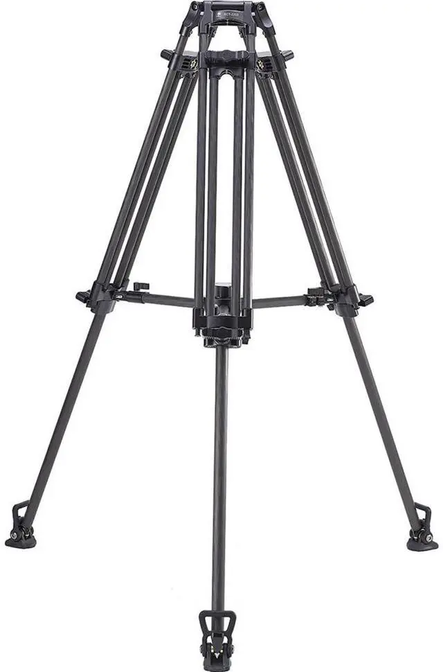 Alt view image 4 of 7 - Sirui BCT-2203 3-Section 10 Layer Carbon Fiber Video Broadcast Tripod, 22 Lbs Capacity