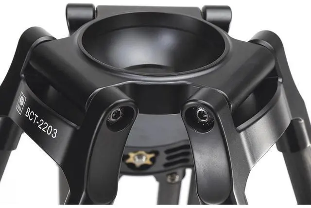 Alt view image 7 of 7 - Sirui BCT-2203 3-Section 10 Layer Carbon Fiber Video Broadcast Tripod, 22 Lbs Capacity