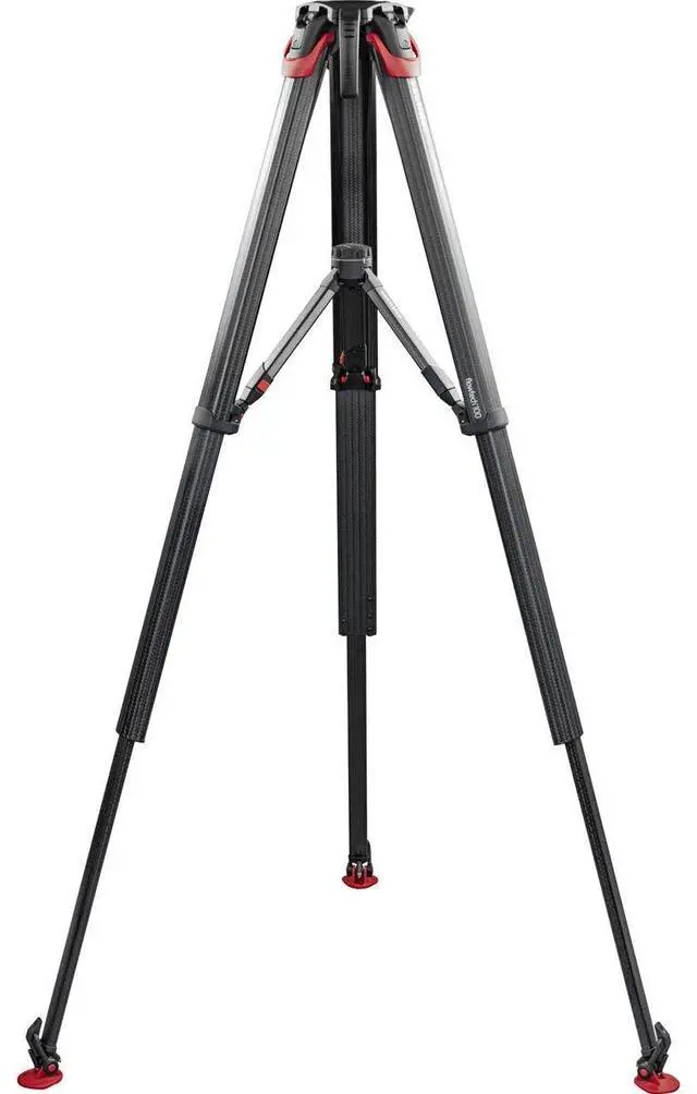 Alt view image 3 of 7 - Sachtler flowtech 100 3-Section Carbon Fiber Tripod with Mid-Level Spreader