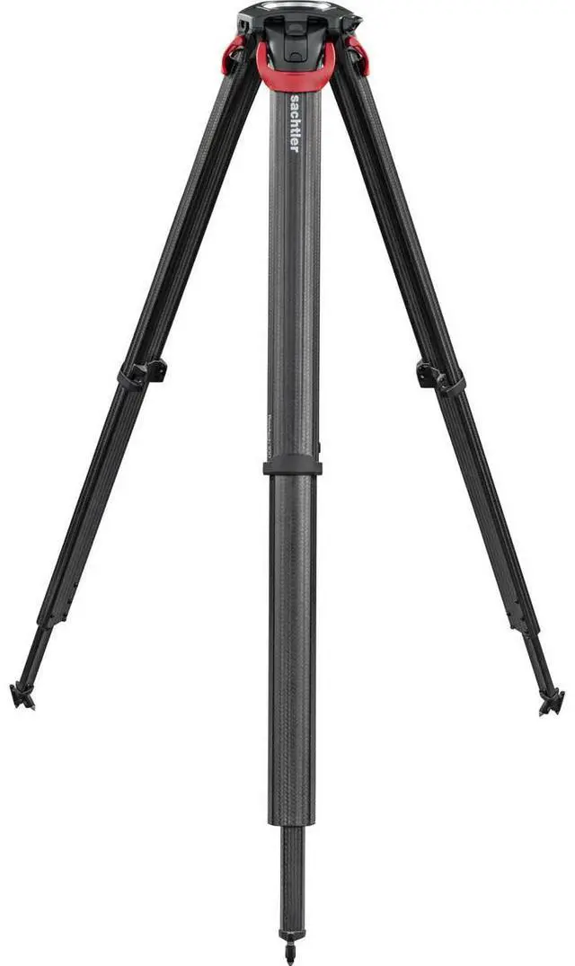 Alt view image 5 of 7 - Sachtler flowtech 100 3-Section Carbon Fiber Tripod with Mid-Level Spreader