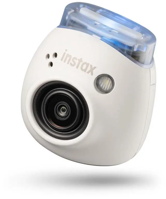 Alt view image 3 of 12 - Fuji instax Instant Digital Camera - Milky White