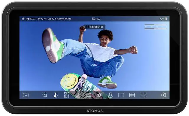 Alt view image 14 of 14 - Atomos Shinobi GO 5 HDR Touchscreen Monitor  1500-Nit Ultra-Bright, Full HD, HDMI Input, Lightweight & Portable for Filmmakers, Vloggers & Photographers