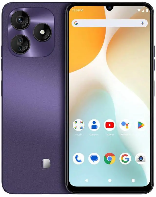 Alt view image 12 of 12 - BLU G64L G0990WW 128GB Dual-SIM GSM Unlocked, Purple
