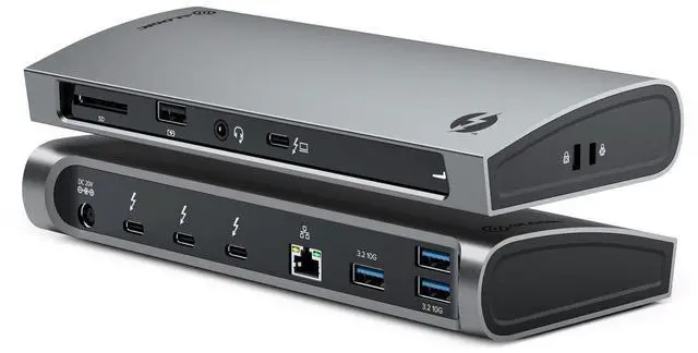 Alt view image 10 of 14 - ALOGIC Thunderbolt 4 Blaze Multiport Docking Station TB4D3TB