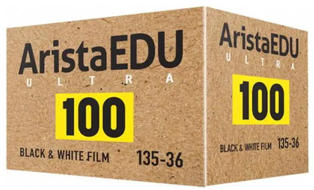 Main image of Arista EDU Ultra 100 B&W Negative Film, 35mm Roll Film, 36 Exposures #190361