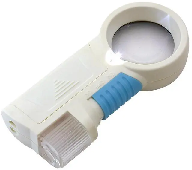 Alt view image 4 of 7 - Carson CP-32 9x MagniFlash Magnifier with LED Light and Flashlight