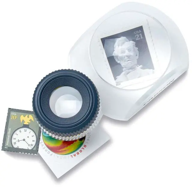 Alt view image 2 of 6 - Carson DV-30 DualView 3x Stand Magnifier with 12x Focusing Loupe