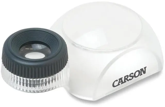 Alt view image 5 of 6 - Carson DV-30 DualView 3x Stand Magnifier with 12x Focusing Loupe
