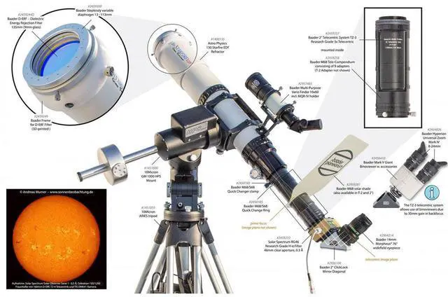 Alt view image 3 of 3 - Baader Planetarium Steel Dovetail M68/S68 Changer Ring for Zeiss Adapter System