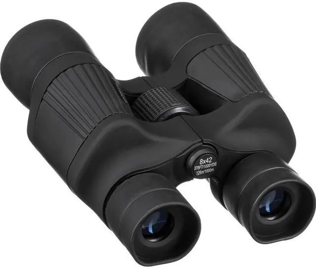 Alt view image 4 of 7 - Binocular,8x,378 ft.,Reverse Porro,Black BARSKA AB10174
