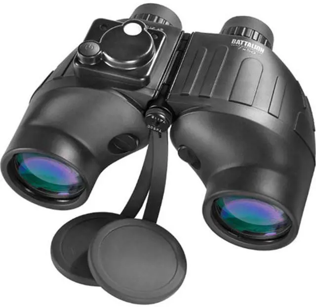 Alt view image 5 of 9 - 7x50 Battalion WP Tactical Binoculars w/Internal Rangefinder and Directional Compass