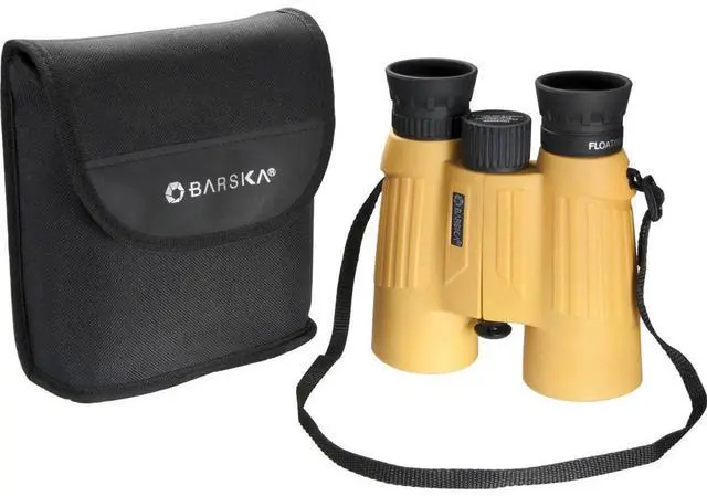 Alt view image 20 of 20 - Barska AB11092 10x30 Floatmaster Yellow Binoculars