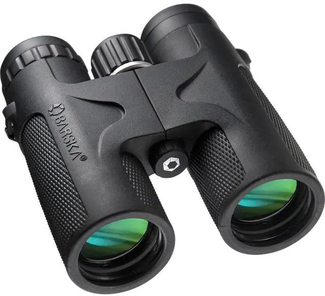 Alt view image 7 of 11 - Barska 10x42 WP Blackhawk Green Lens Binoculars Black AB11842