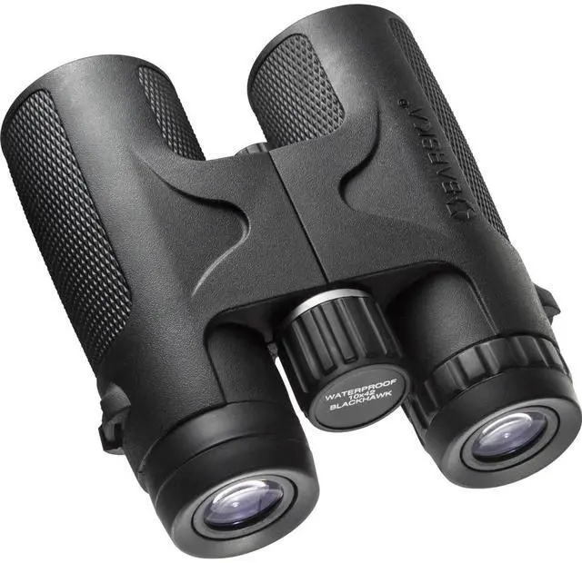 Alt view image 8 of 11 - Barska 10x42 WP Blackhawk Green Lens Binoculars Black AB11842