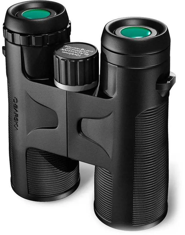 Alt view image 10 of 11 - Barska 10x42 WP Blackhawk Green Lens Binoculars Black AB11842