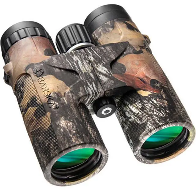 Alt view image 11 of 14 - BARSKA AB11848 BARSKA 12X42 WP BLACKHAWK GREEN LENS BINOCULARS IN MOSSY OAK