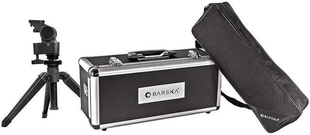 Alt view image 2 of 6 - Barska 25-75x100 WP Blackhawk Spotting Scope with Tripod, Angled, Bak4 Porro Prism, Multicoated, Waterproof, Fogproof