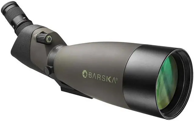Alt view image 3 of 6 - Barska 25-75x100 WP Blackhawk Spotting Scope with Tripod, Angled, Bak4 Porro Prism, Multicoated, Waterproof, Fogproof