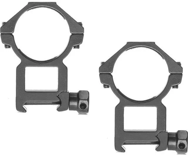 Alt view image 2 of 2 - Barska 30mm High Aluminum Weaver Style HQ Mounting Ring, Matte Black, 2-Pack