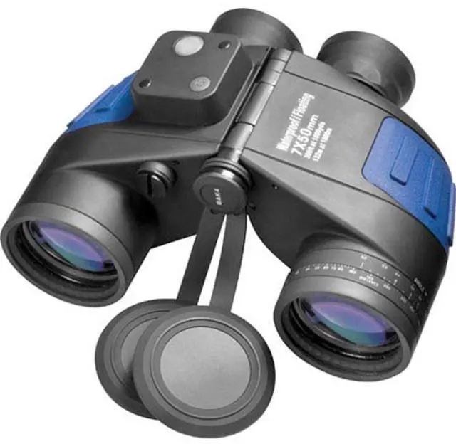 Alt view image 9 of 9 - BARSKA AB10798 Waterproof Marine Binoculars w/Built-In Rangefinding Reticle