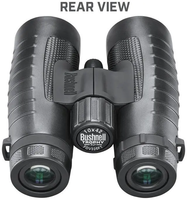 Alt view image 7 of 7 - Bushnell 10x42mm Trophy XLT Roof Prism Binocular, 6.2 Deg Angle of View,  Black