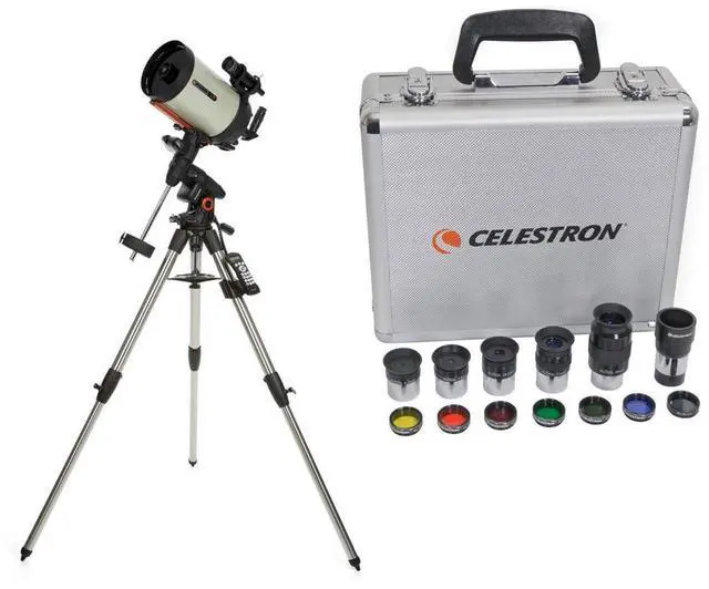 Main image of Celestron Advanced VX 8" EdgeHD Telescope - with Deluxe Accessory Kit (5 Celestron Plossl Eyepieces, 1.25" Barlow Lens, 1.25" Filter Set, Accessory Carry Case