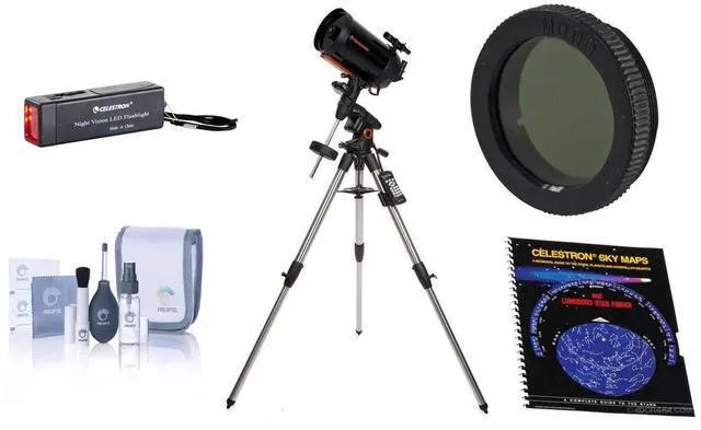 Main image of Celestron Advanced VX 8" Schmidt-Cassegrain Telescope - with Accessory Kit (Night Vision Flash Light, Sky Maps, Moon Filter, Optical Cleaning Kit)