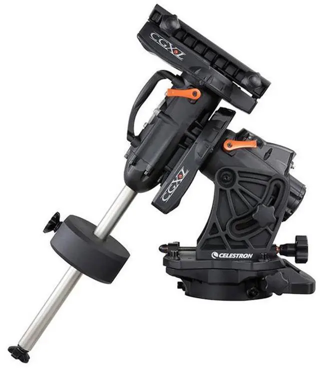 Alt view image 8 of 10 - Celestron CGX-L Computerized Equatorial Mount (Head Only)