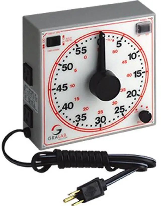 Main image of Gralab 170 60-Hour Industrial and Laboratory Timer, 120V AC #7-170-160R