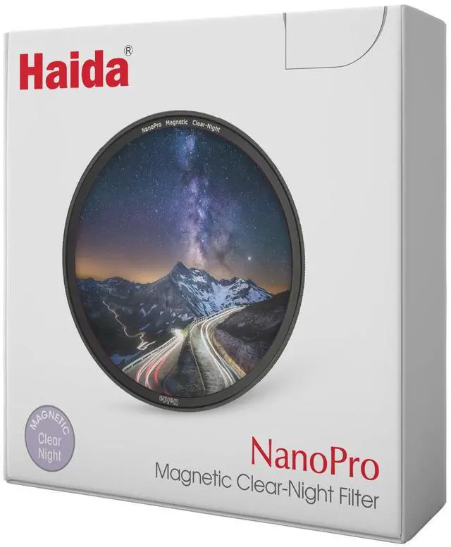 Alt view image 3 of 4 - Haida 55mm NanoPro Magnetic Clear Night Filter