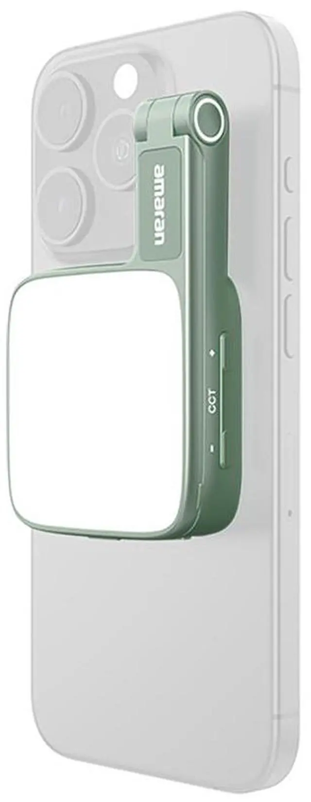 Alt view image 5 of 7 - amaran Amaran Go Bi-Color Ultra Compact Mini Phone Light, Green #MP02060024