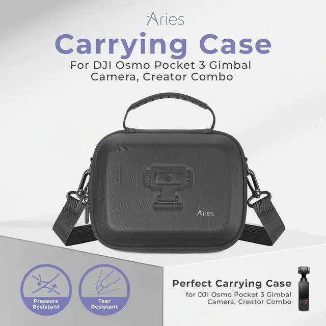 Alt view image 2 of 7 - Aries Carrying Bag for DJI Osmo Pocket 3 Gimbal Camera, Creator Combo