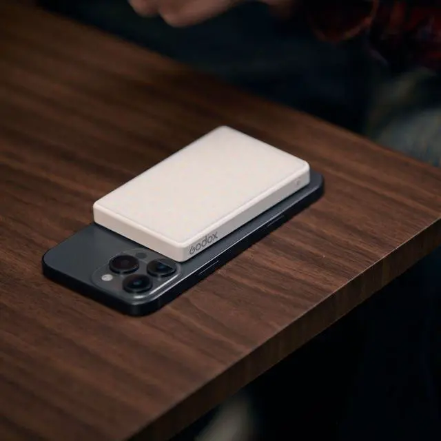 Alt view image 6 of 7 - Godox MA5R RGB LED Light and Power Bank (Black) #MA5R BLACK