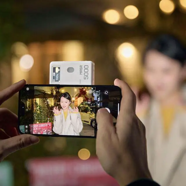 Alt view image 7 of 7 - Godox MA5R RGB LED Light and Power Bank (Black) #MA5R BLACK