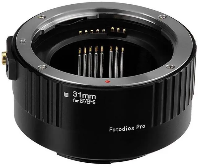 Alt view image 2 of 7 - Fotodiox Pro Auto Macro Extension Tube  31mm Section - for Canon EOS EF/EF-s Lenses for Extreme Close-up with Autofocus or Auto-Exposure