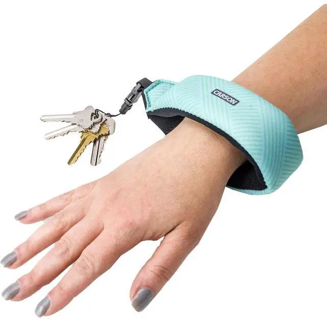 Alt view image 2 of 4 - Carson Floating Wrist Strap with Foam-Core Technology, Seafoam #FA-20(04)