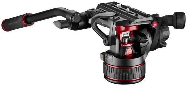 Alt view image 2 of 7 - Manfrotto 608 Nitrotech Fluid Video Head, 17.64 lb Load Capacity #MVH608AHUS