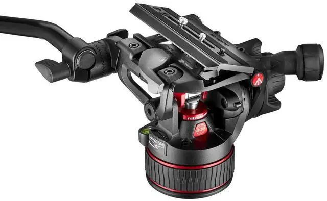 Alt view image 4 of 7 - Manfrotto 608 Nitrotech Fluid Video Head, 17.64 lb Load Capacity #MVH608AHUS