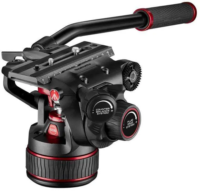 Alt view image 3 of 7 - Manfrotto 608 Nitrotech Fluid Video Head, 17.64 lb Load Capacity #MVH608AHUS