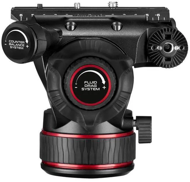 Alt view image 6 of 7 - Manfrotto 608 Nitrotech Fluid Video Head, 17.64 lb Load Capacity #MVH608AHUS